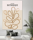 Earthy Leaf Lines by Treechild on GIANT ART -  botanical art print