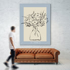 Floral Sketch Vase by Treechild on GIANT ART - 7200 photography