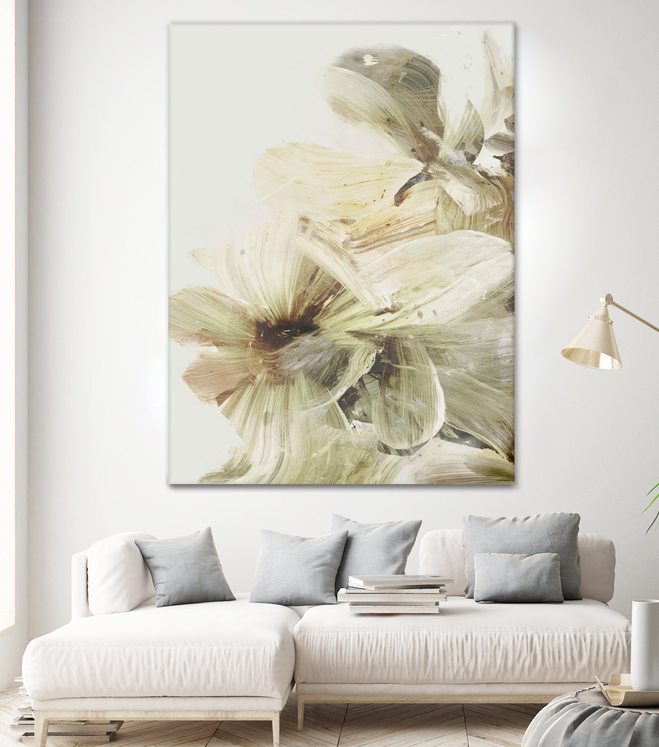 Hill Flowers 1 by Dan Hobday on GIANT ART - ananpainted  ananpainted