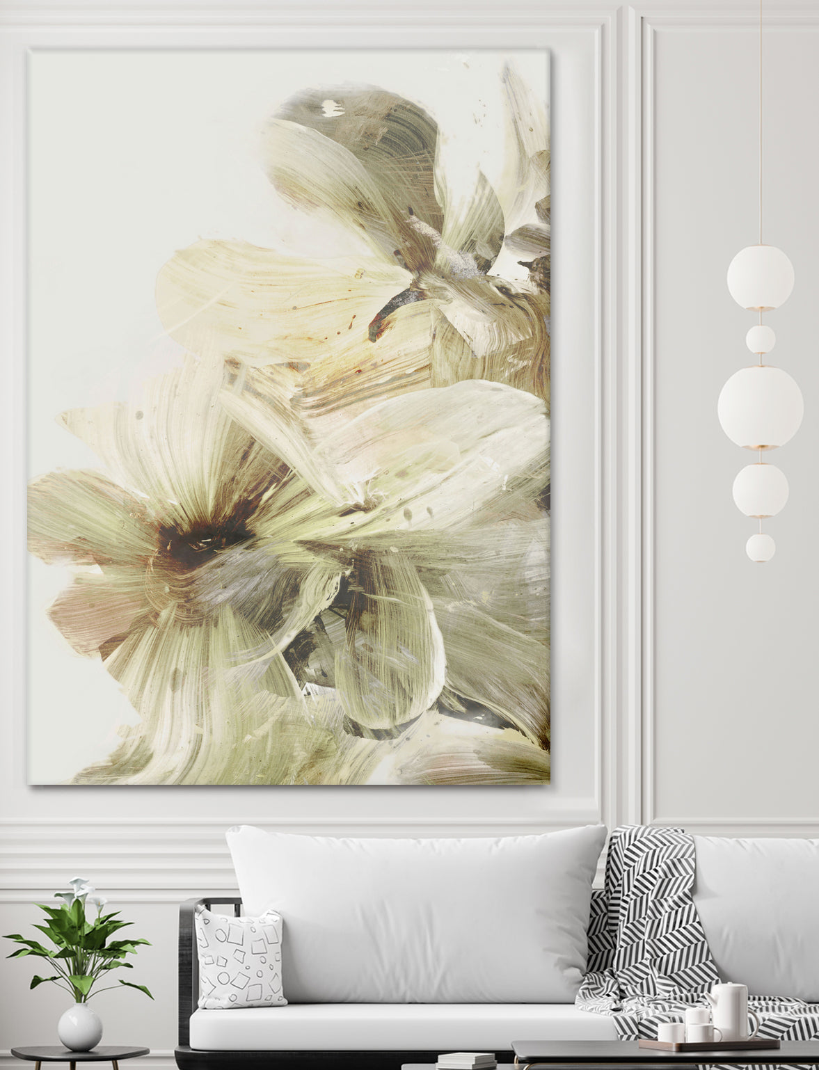 Hill Flowers 1 by Dan Hobday on GIANT ART - ananpainted  ananpainted