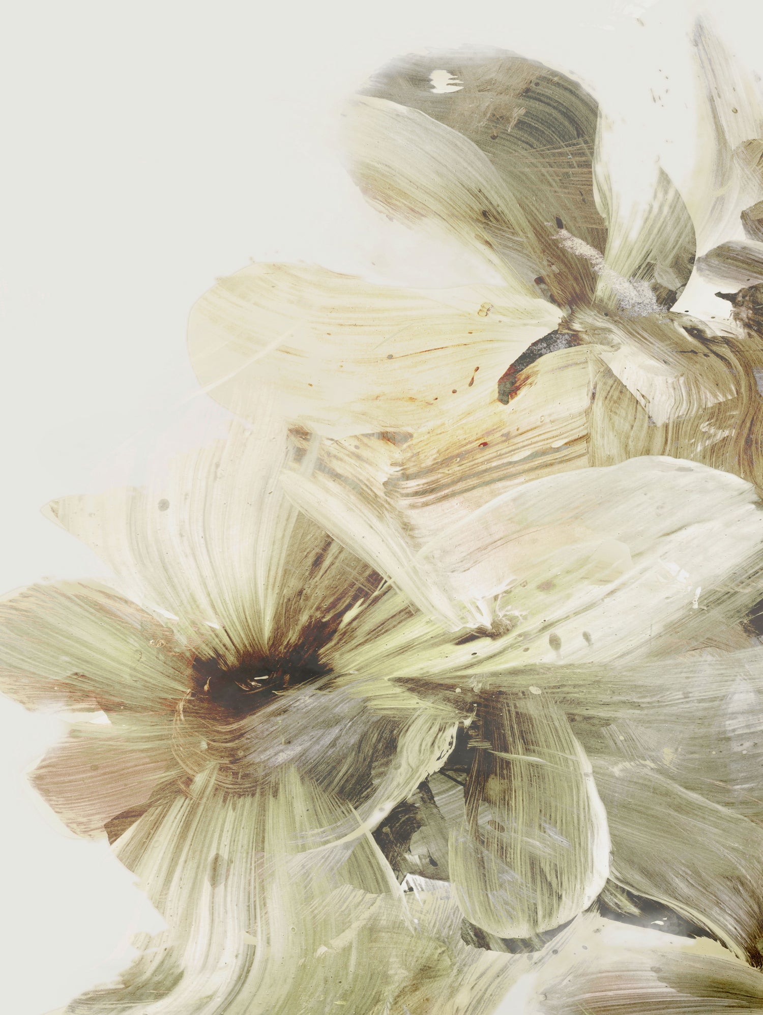 Hill Flowers 1 by Dan Hobday on GIANT ART - ananpainted  ananpainted