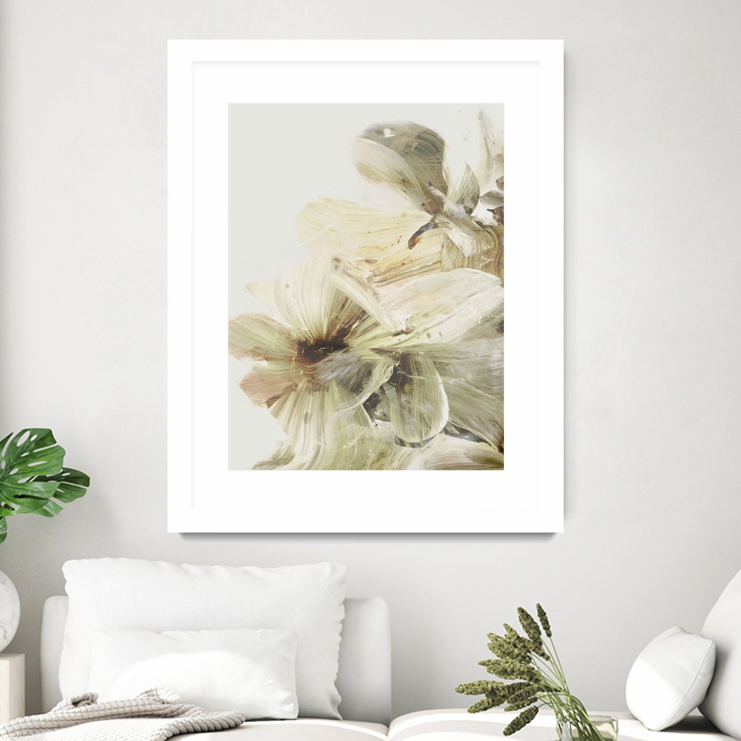 Hill Flowers 1 by Dan Hobday on GIANT ART - ananpainted  ananpainted