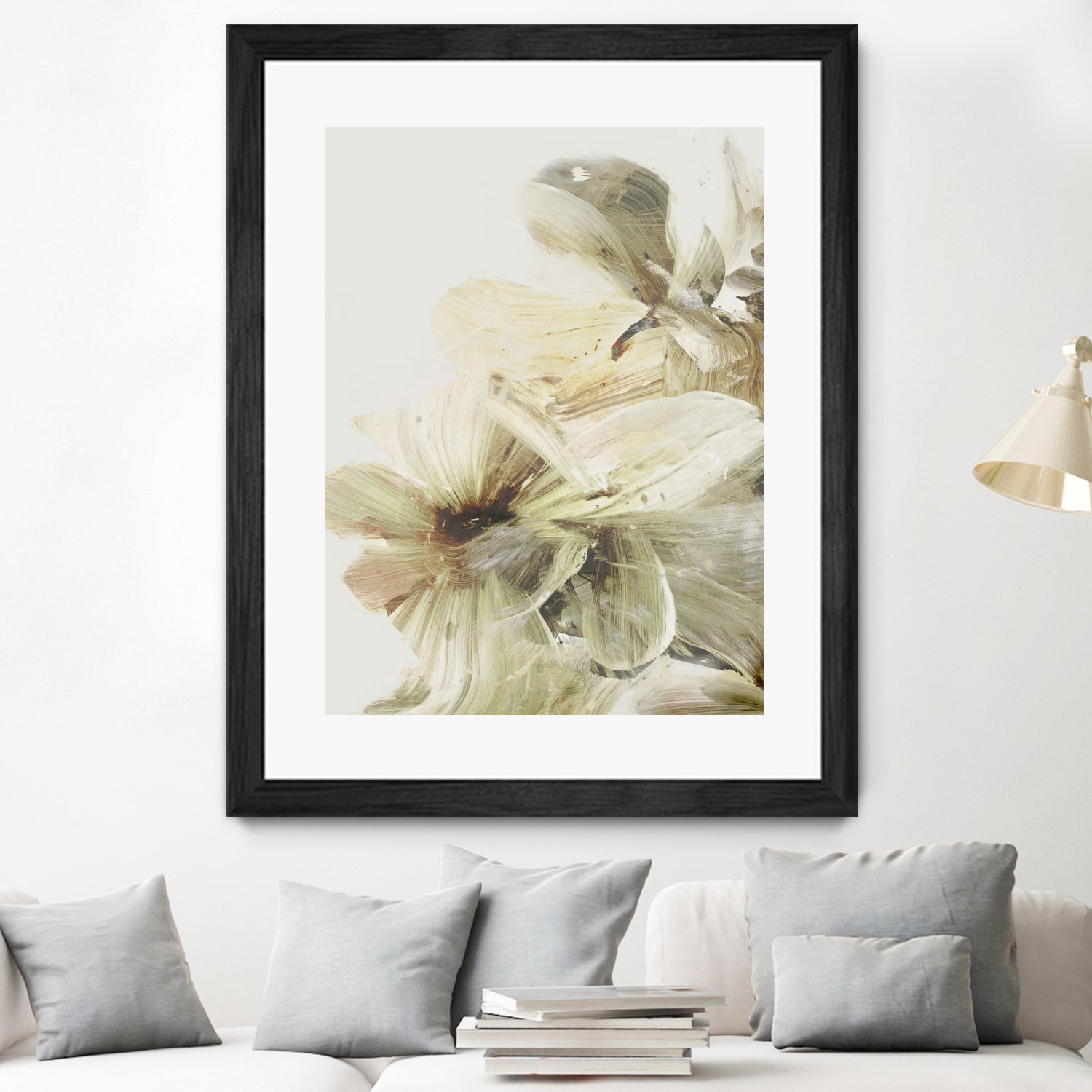 Hill Flowers 1 by Dan Hobday on GIANT ART - ananpainted  ananpainted