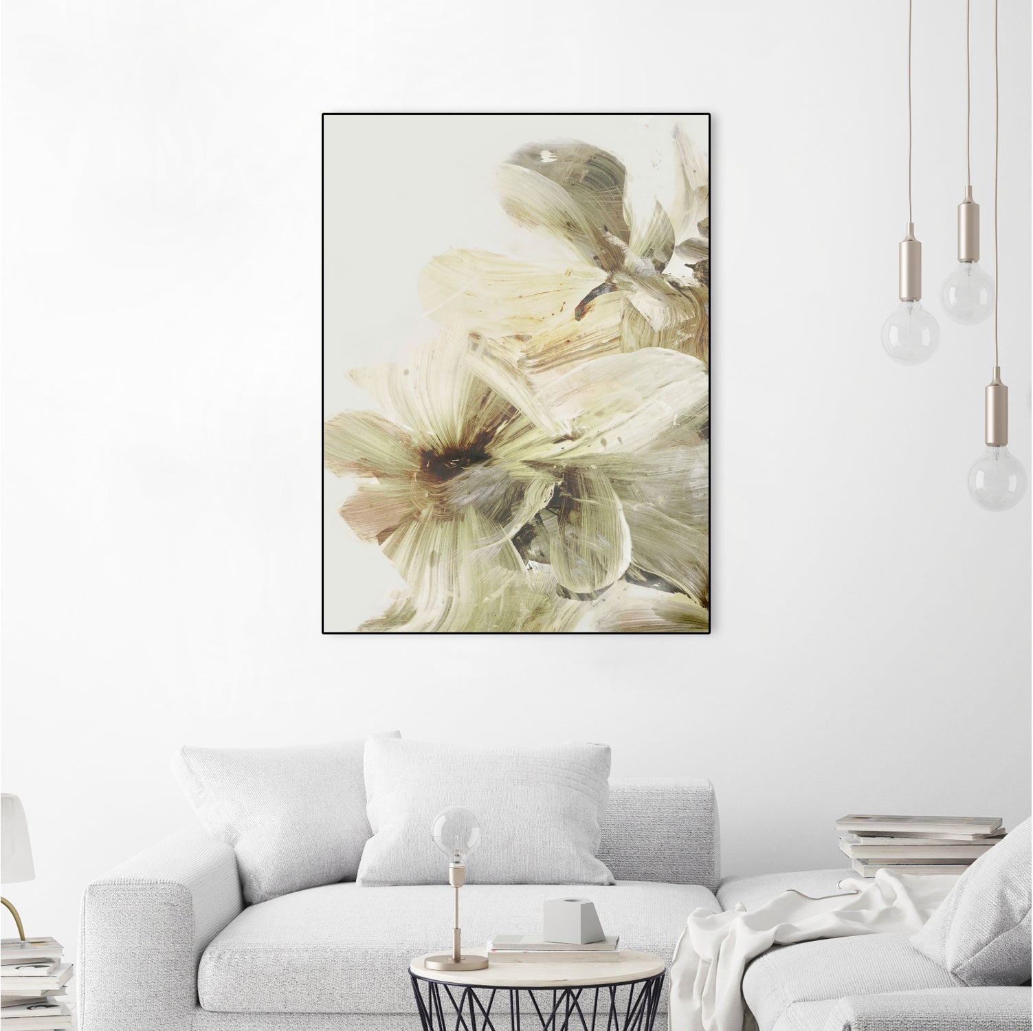 Hill Flowers 1 by Dan Hobday on GIANT ART - ananpainted  ananpainted
