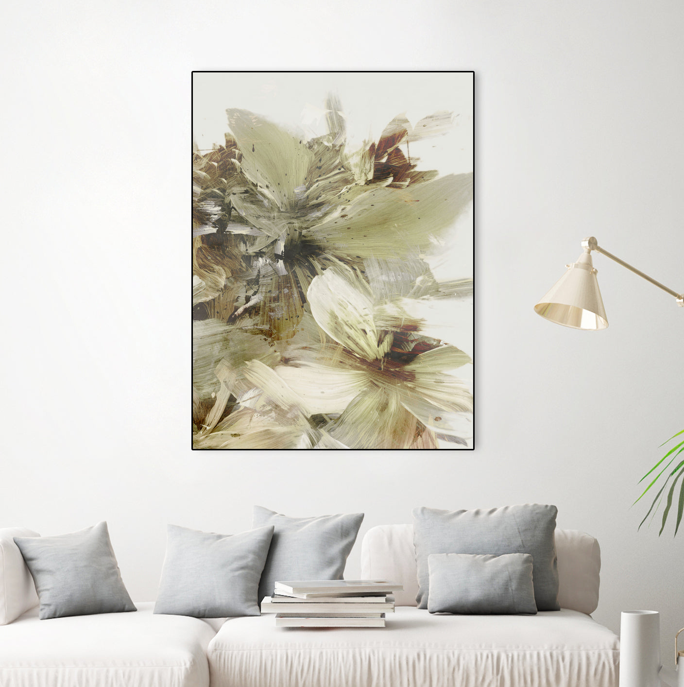 Hill Flowers 2 by Dan Hobday on GIANT ART - ananpainted  ananpainted