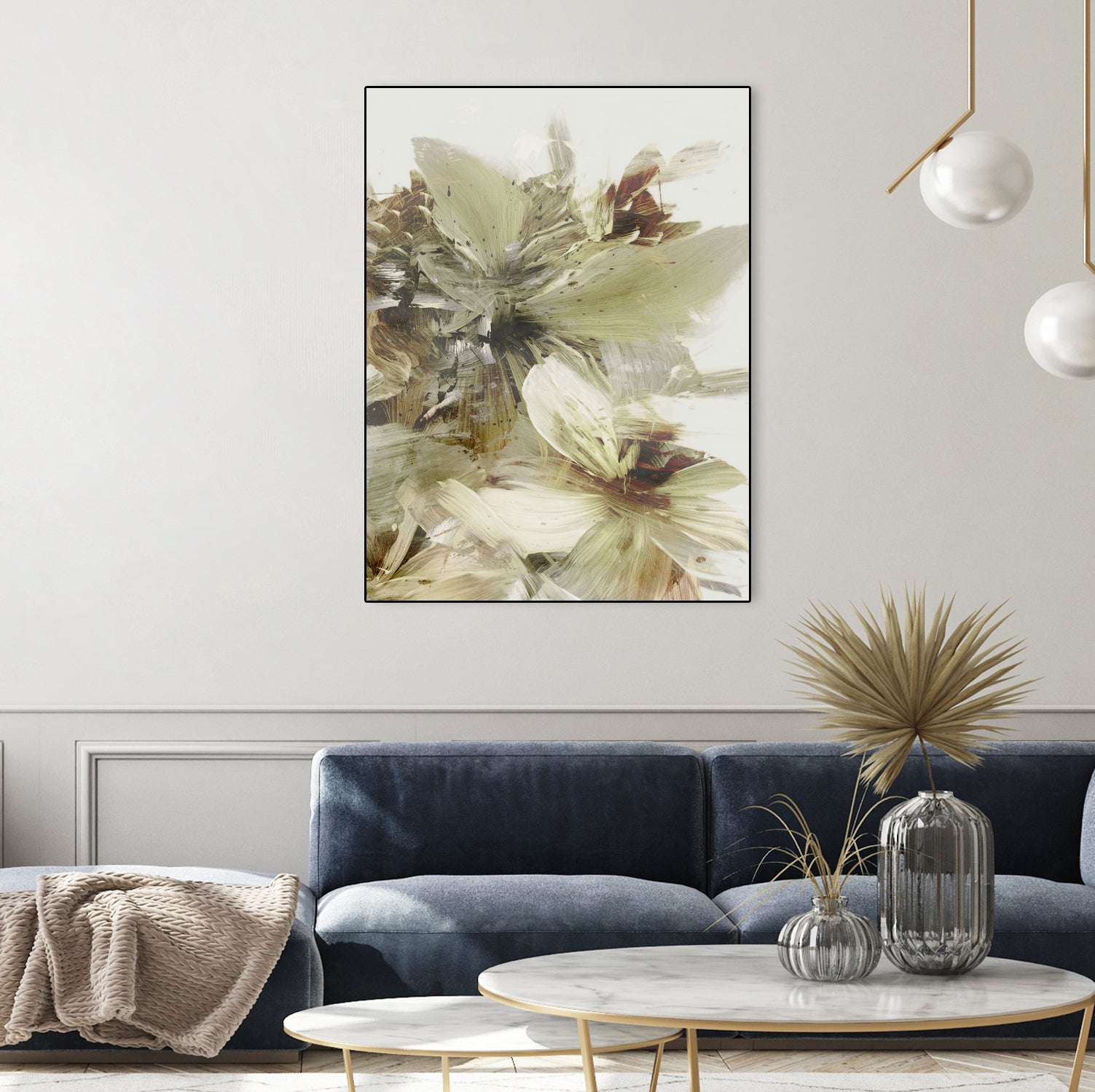 Hill Flowers 2 by Dan Hobday on GIANT ART - ananpainted  ananpainted
