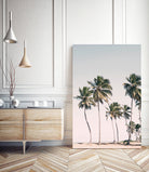 Blush Tropical Trees by Kathrin Pienaar on GIANT ART - palm trees  palm trees