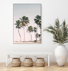 Blush Tropical Trees by Kathrin Pienaar on GIANT ART - palm trees  palm trees