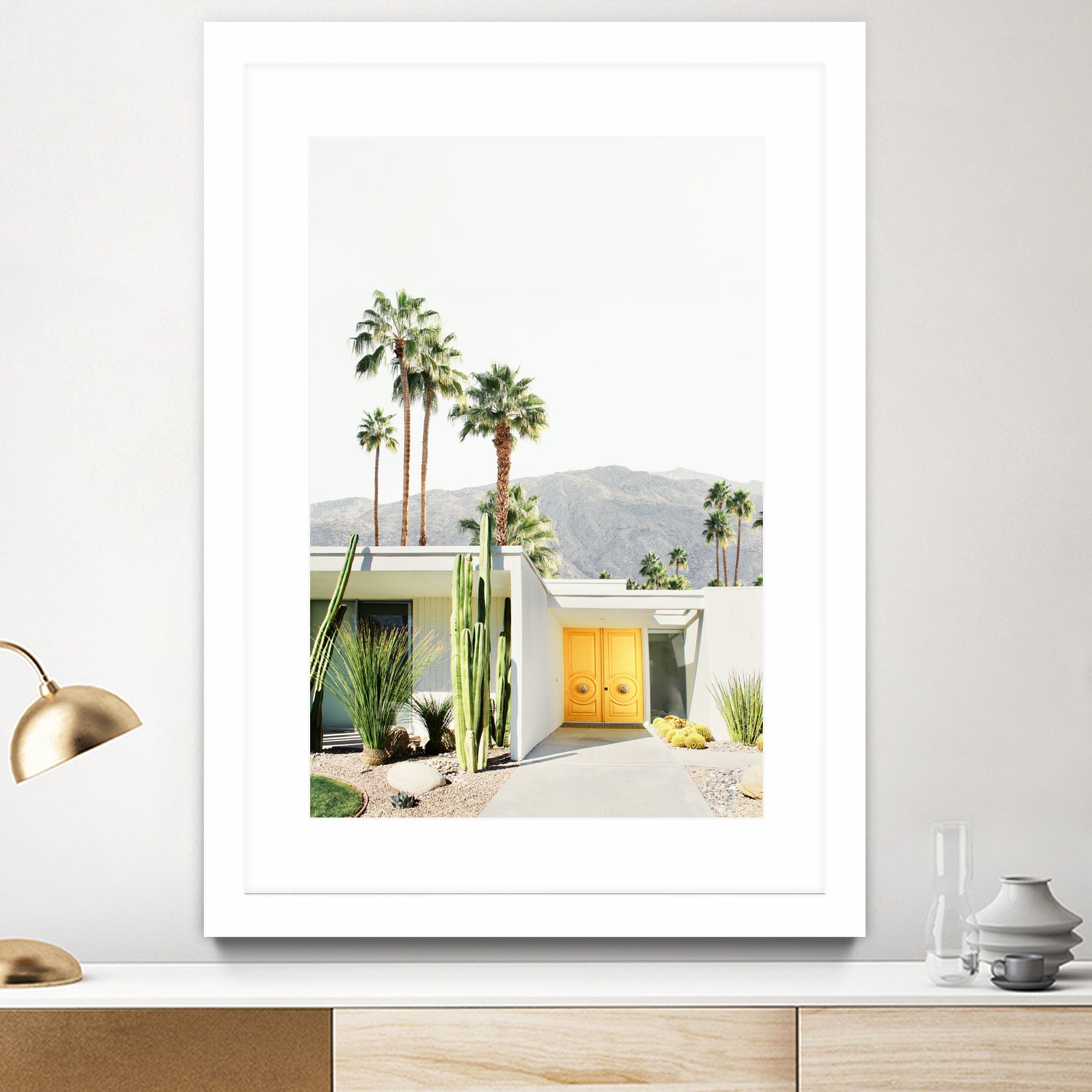 Palm Springs 2 by Kathrin Pienaar on GIANT ART -  framed canvas
