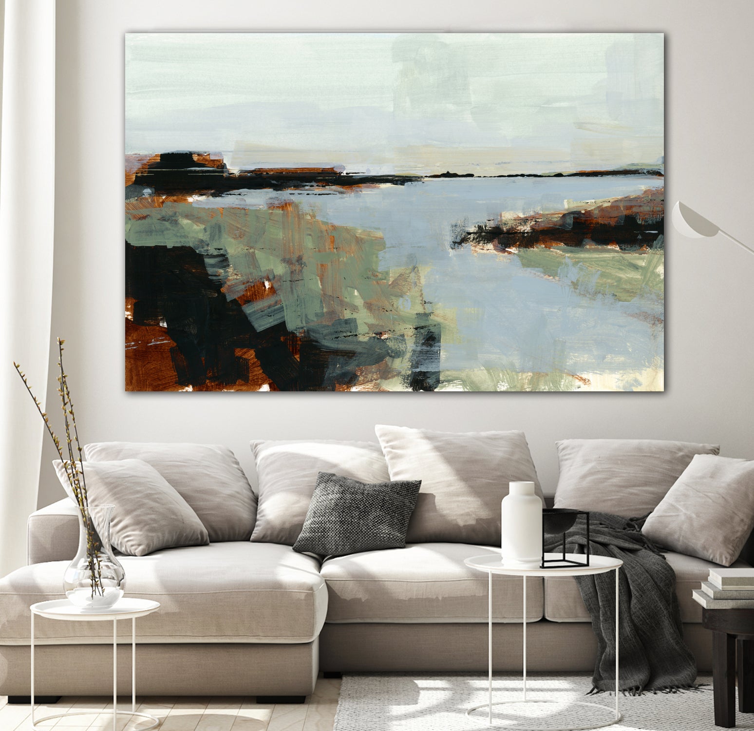 Gone Fishing by cartissi on GIANT ART - abstract landscape art nature and landscapes abstract landscape art