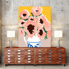Sunshine On a Cloudy Day by Uma Gokhale on GIANT ART - floral art flowers and plants floral art