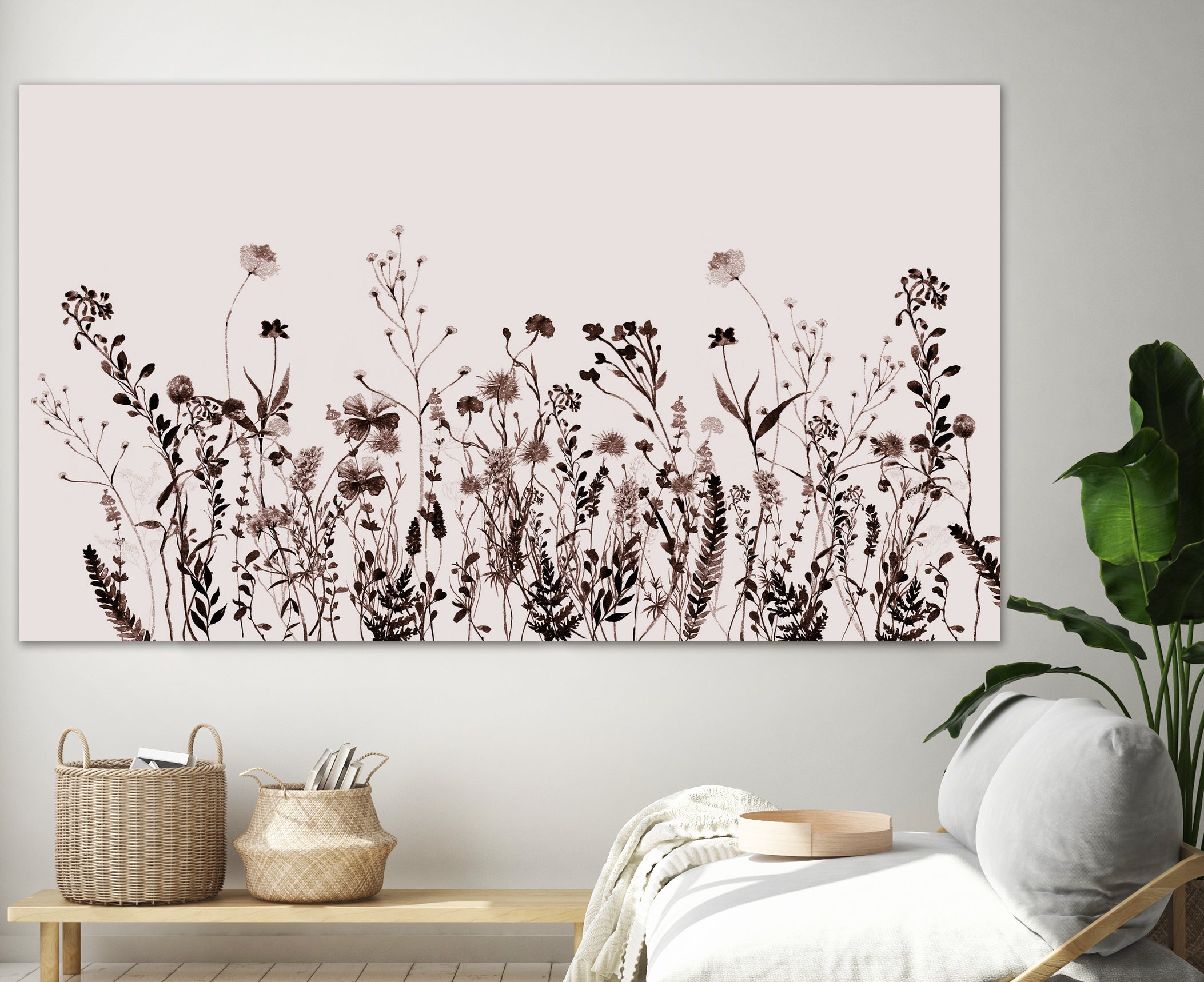 Wildflower Meadow Brown Summer Creme by Monika Strigel on GIANT ART - 15372 photography