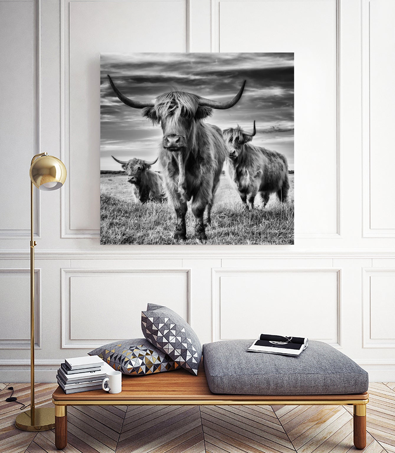 le trio by Stephane Pecqueux on GIANT ART - trois animal trois