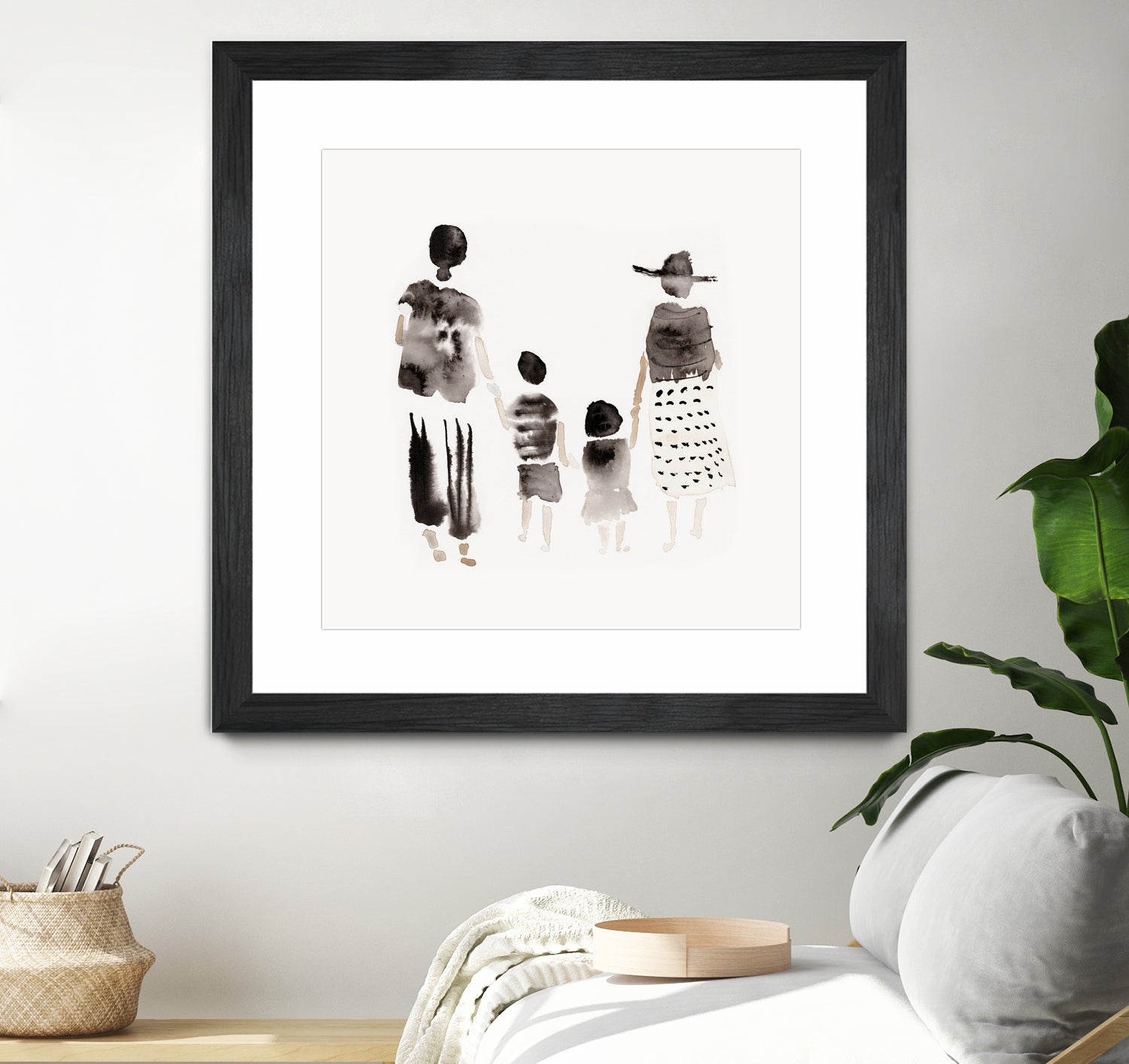 Family Silhouettes by Danushka Abeygoda on GIANT ART - 7200 illustration