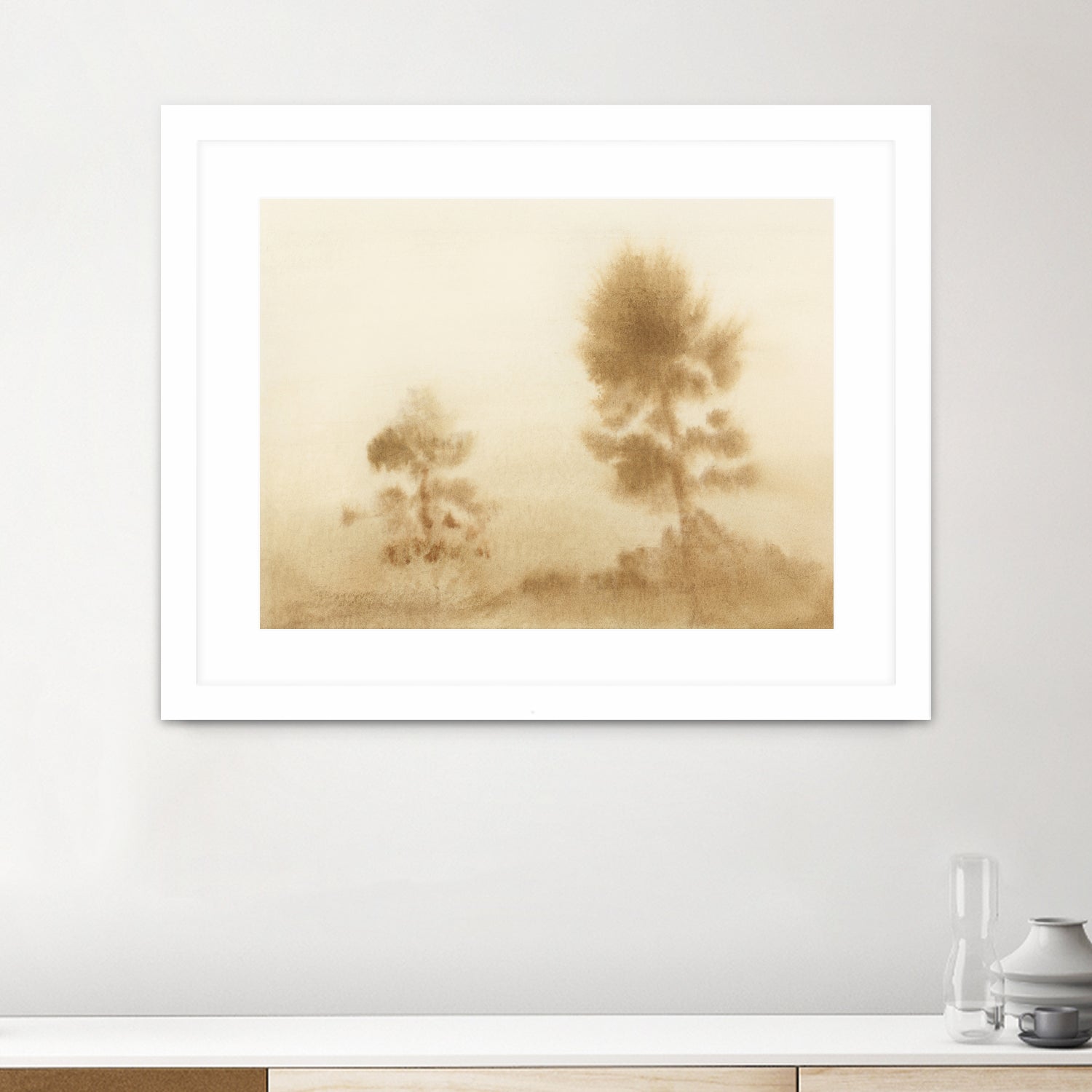 Misty Meadow by Dan Hobday on GIANT ART -  outdoor