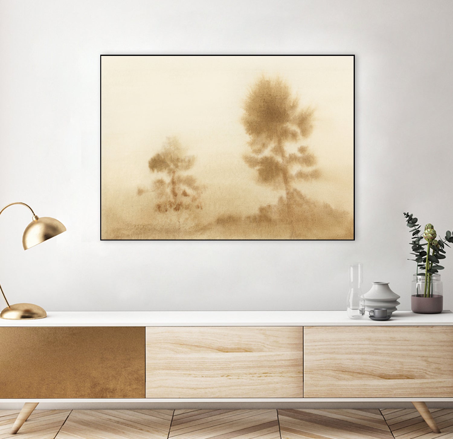 Misty Meadow by Dan Hobday on GIANT ART -  outdoor