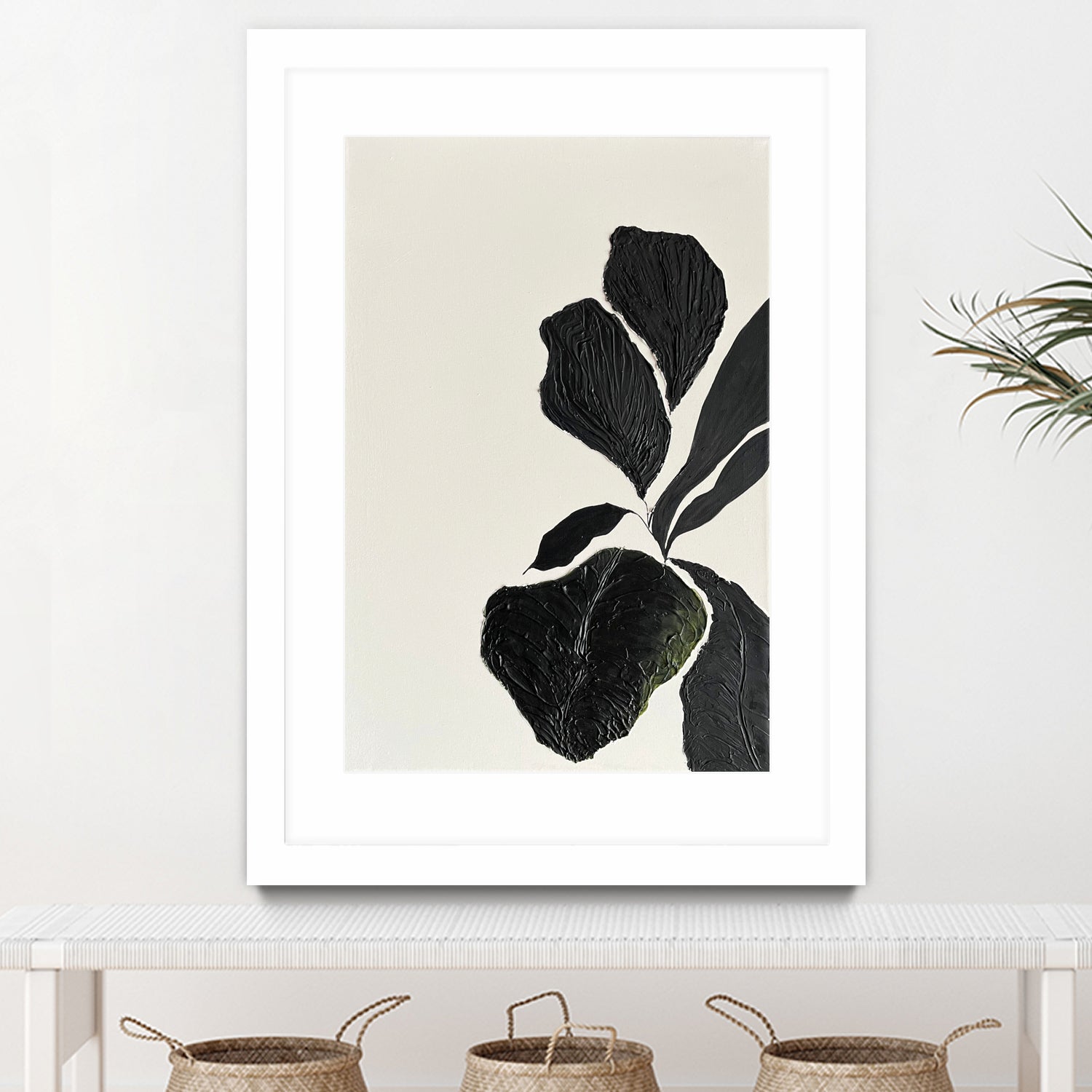 Floral Abstract 1 by Soniya Vijayakumar on GIANT ART -  flowers and plants 