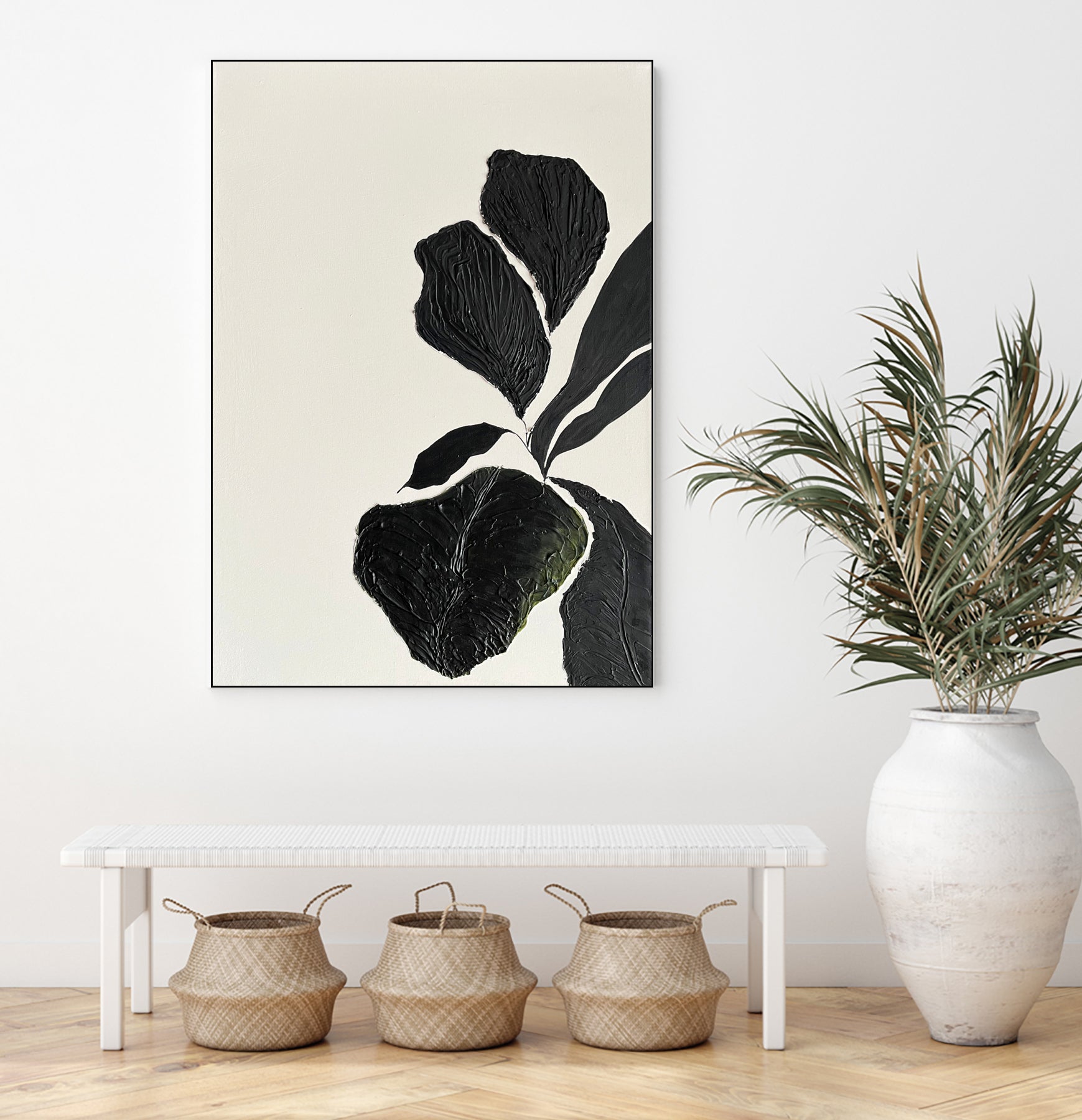 Floral Abstract 1 by Soniya Vijayakumar on GIANT ART -  flowers and plants 