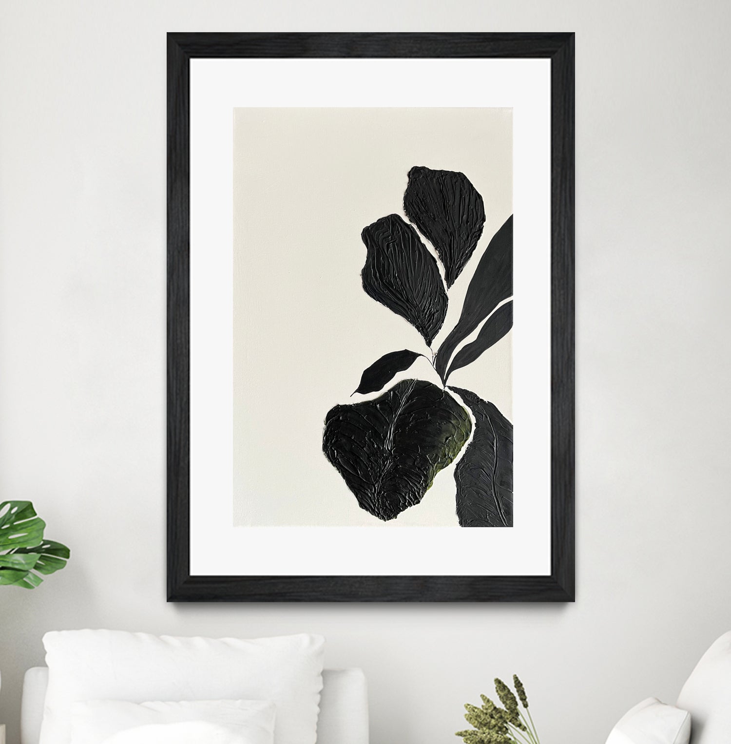 Floral Abstract 1 by Soniya Vijayakumar on GIANT ART -  flowers and plants 
