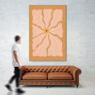 Stylized Flower with Petals by Katarzyna GƒÖsiorowska on GIANT ART - flowers and plants abstract flower art