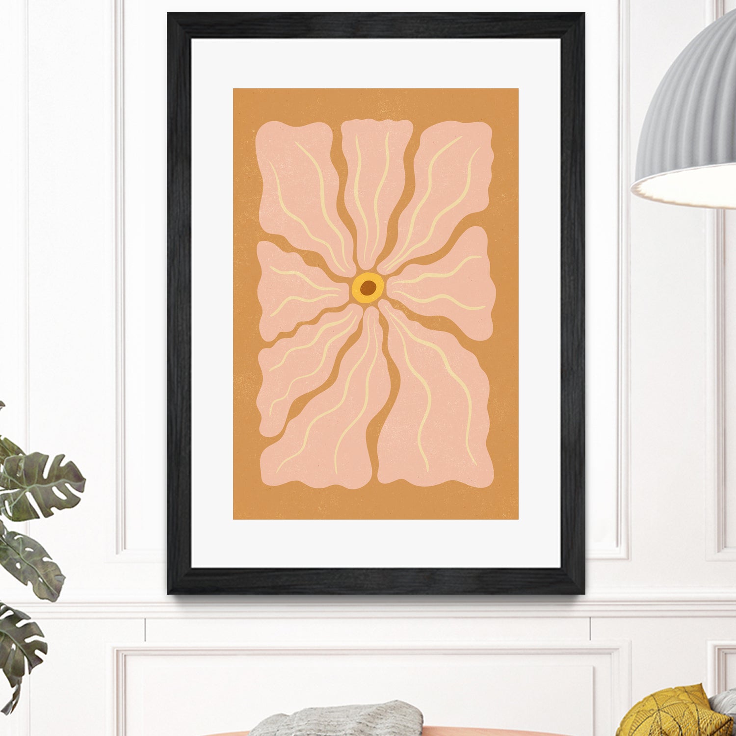 Stylized Flower with Petals by Katarzyna GƒÖsiorowska on GIANT ART - flowers and plants abstract flower art
