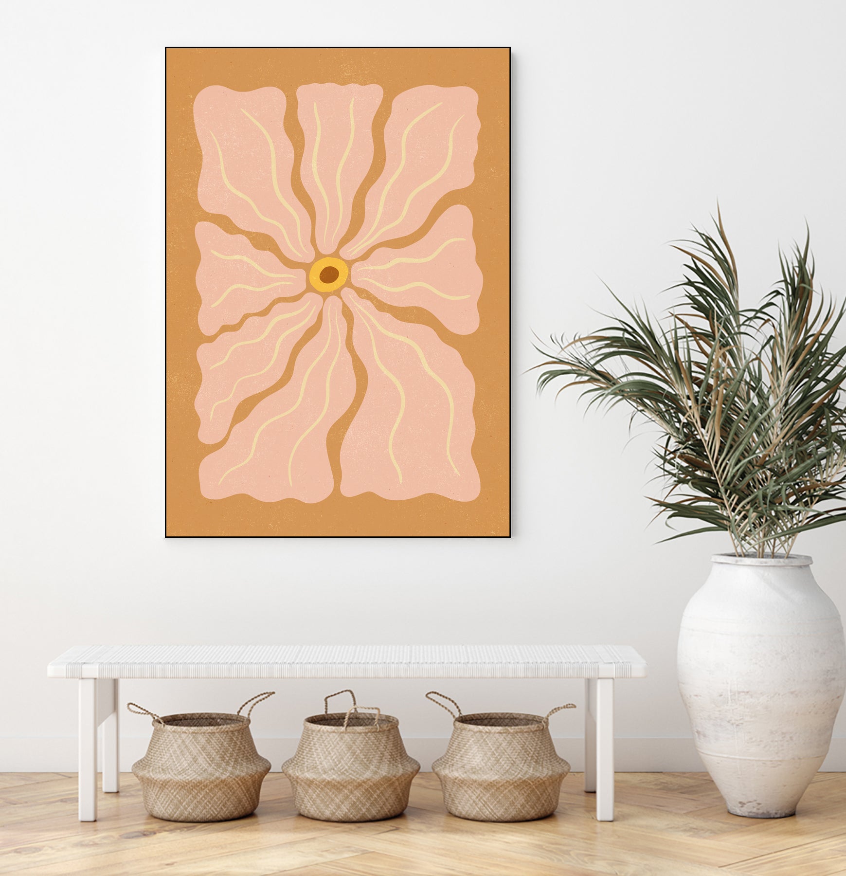 Stylized Flower with Petals by Katarzyna GƒÖsiorowska on GIANT ART - flowers and plants abstract flower art