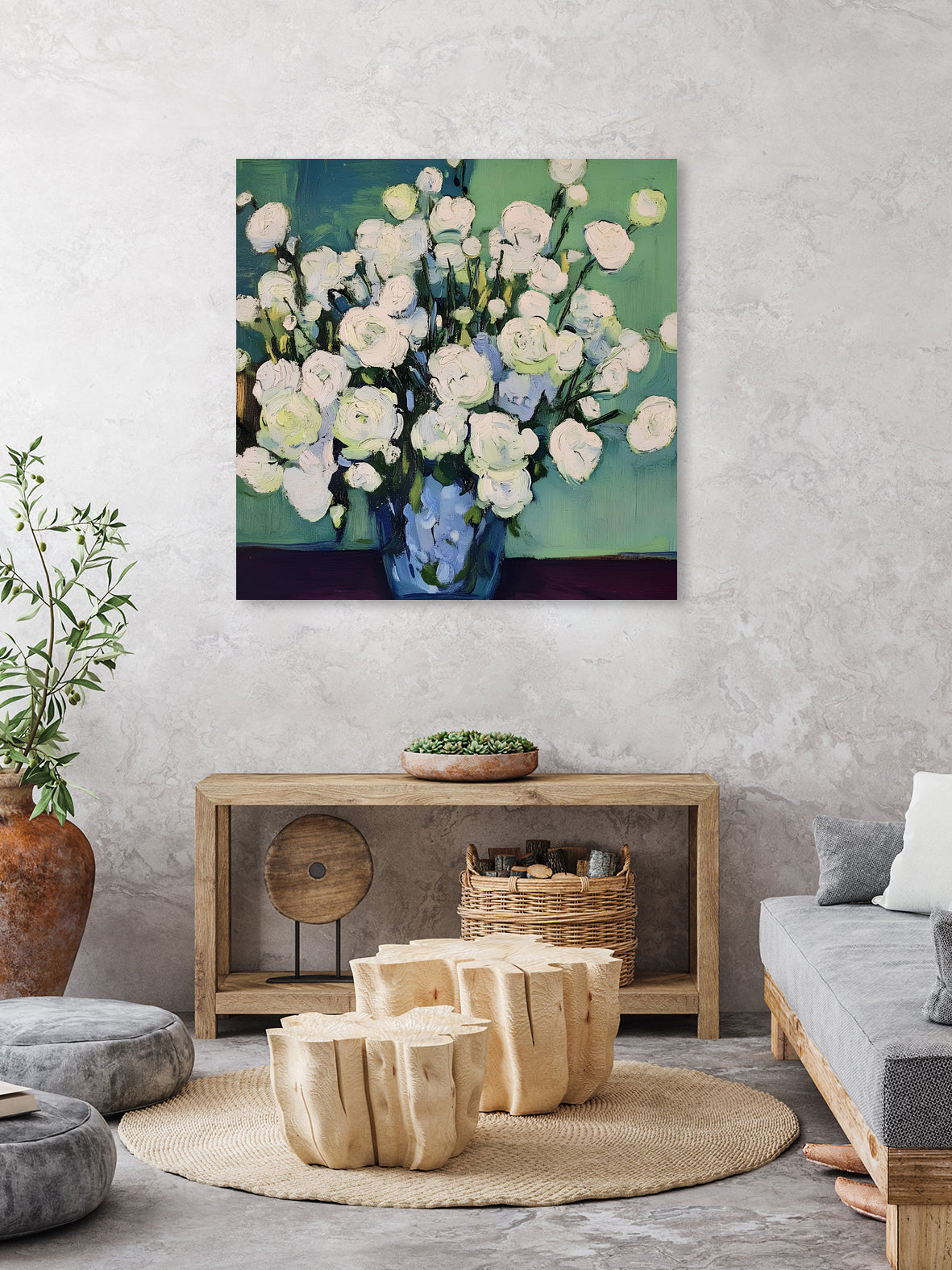 White Roses by Avanesova Elena on GIANT ART -  white roses