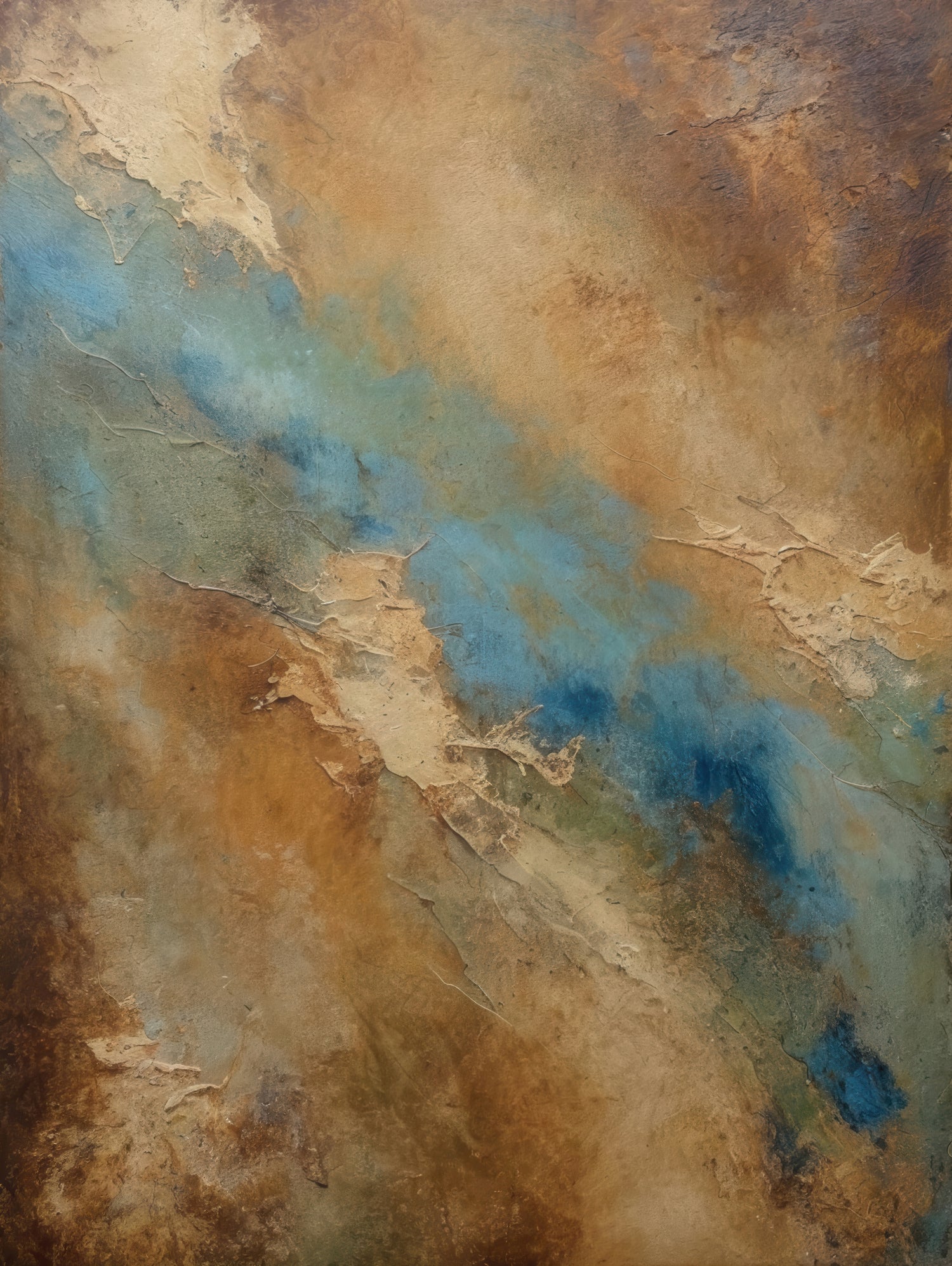 River Through the Desert by Alpenglow Workshop on GIANT ART -  abstract