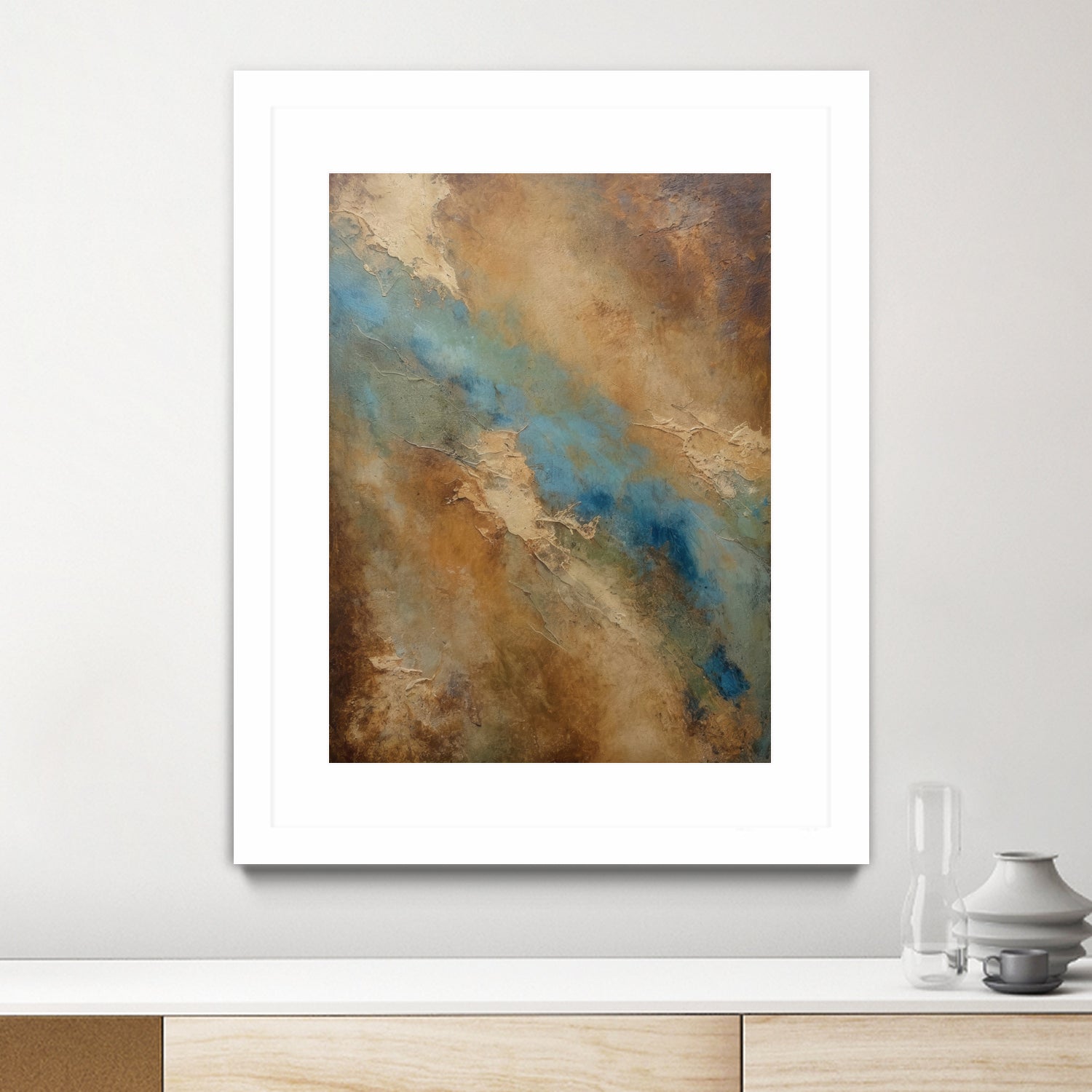 River Through the Desert by Alpenglow Workshop on GIANT ART -  abstract