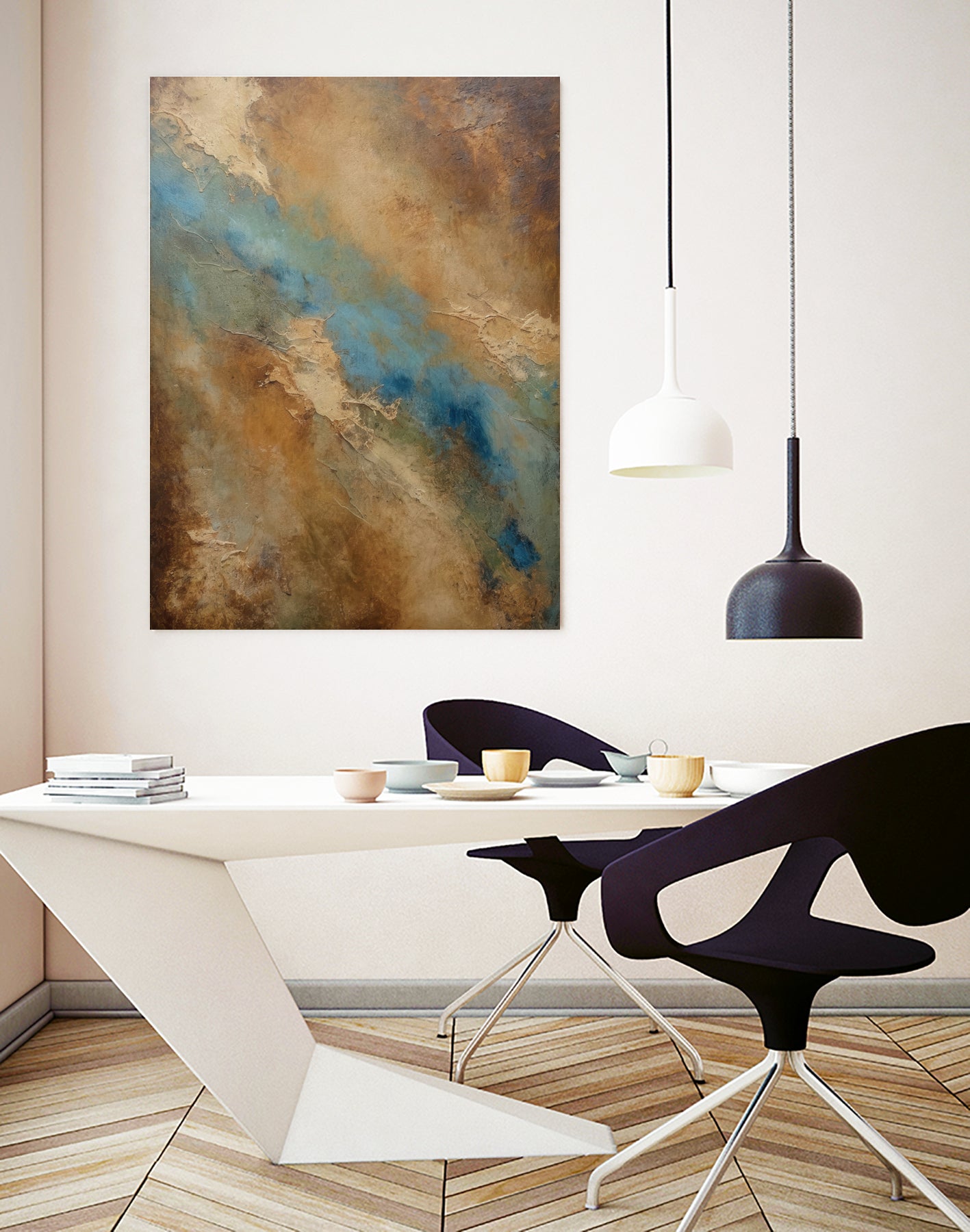 River Through the Desert by Alpenglow Workshop on GIANT ART -  abstract