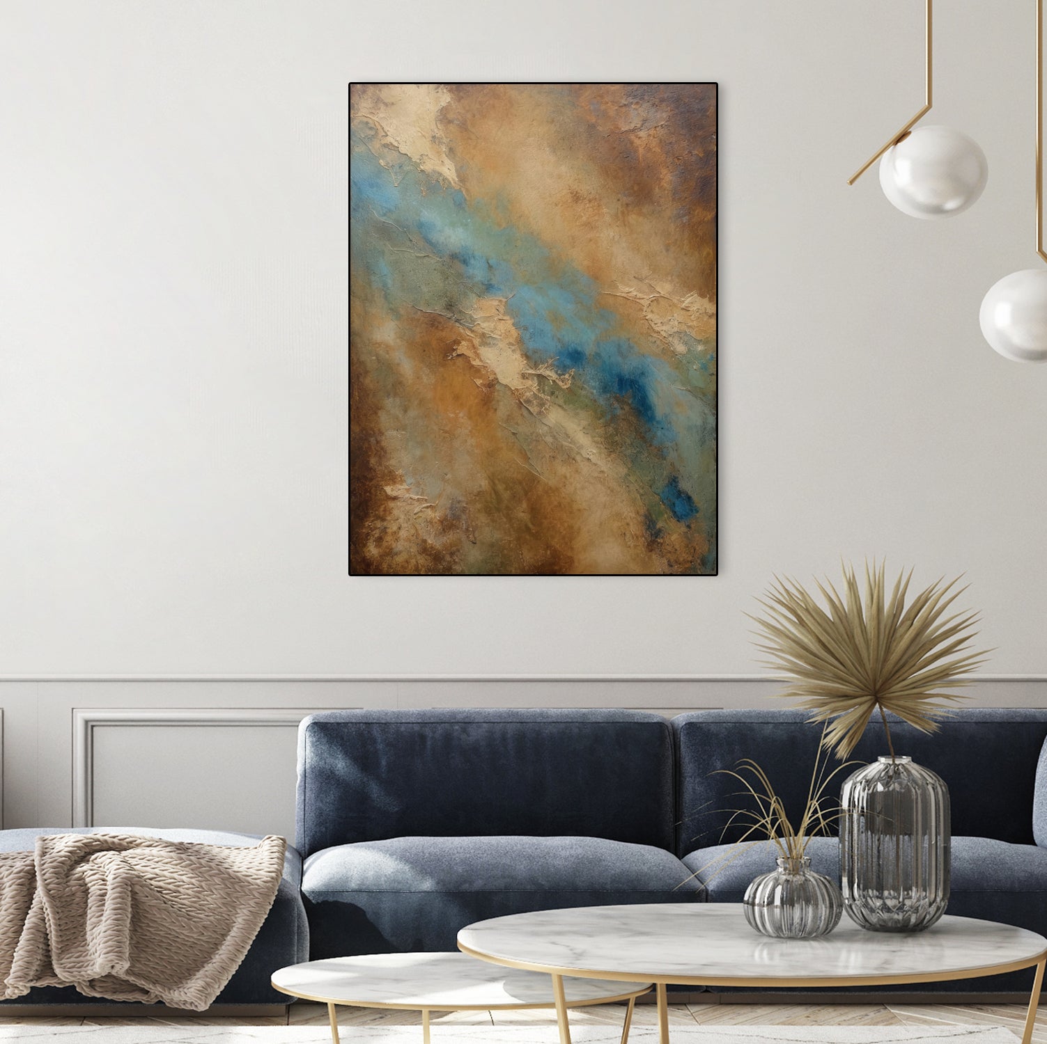 River Through the Desert by Alpenglow Workshop on GIANT ART -  abstract
