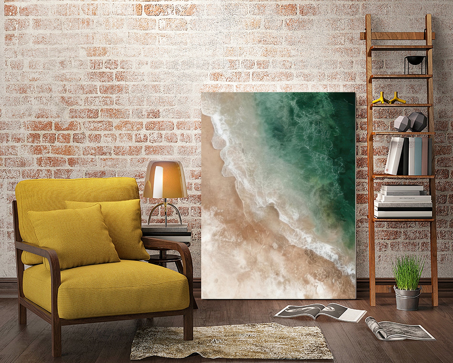 Western Shore by Alpenglow Workshop on GIANT ART -  abstract