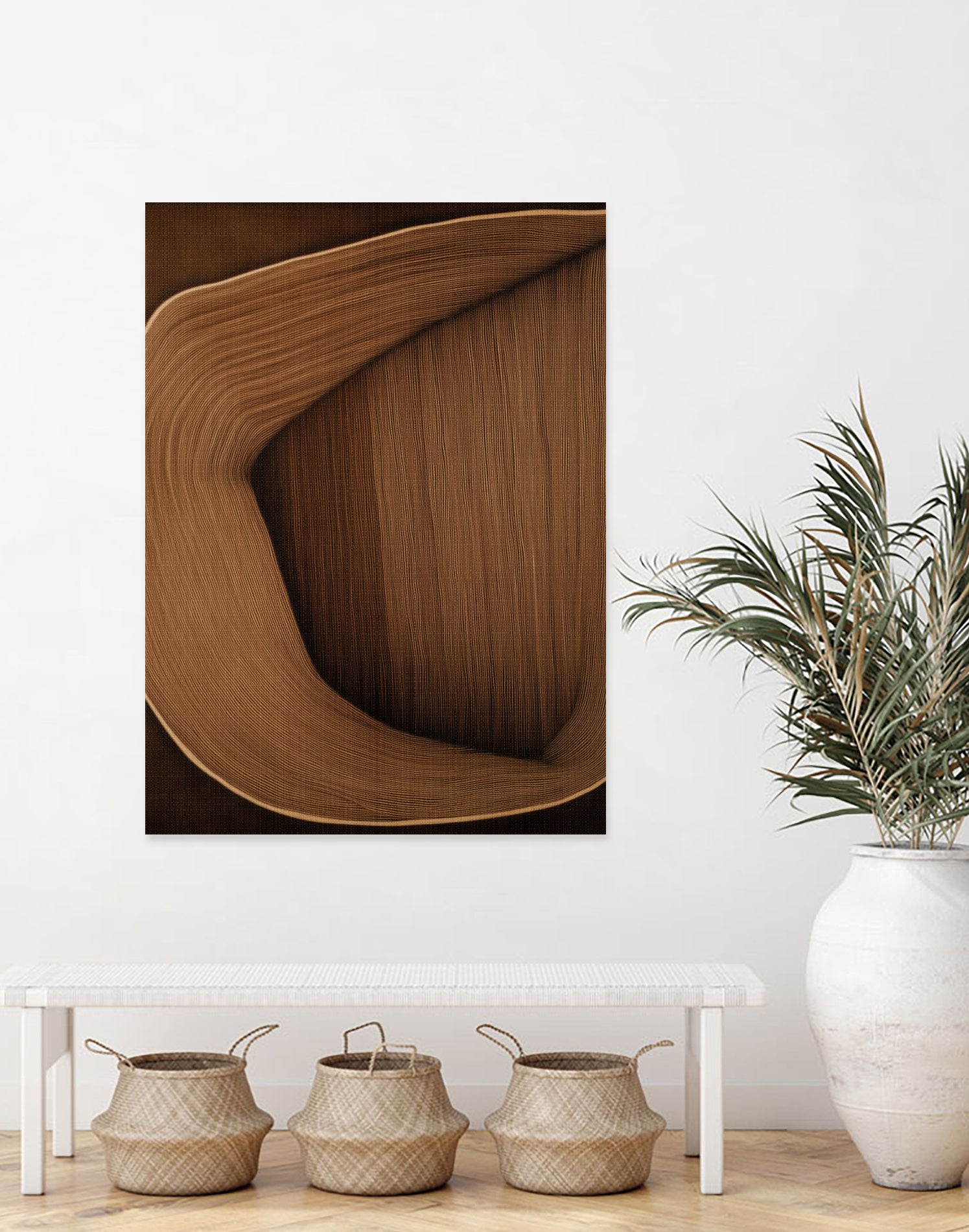 Caramel lines I by Alma on GIANT ART - 6223 photography