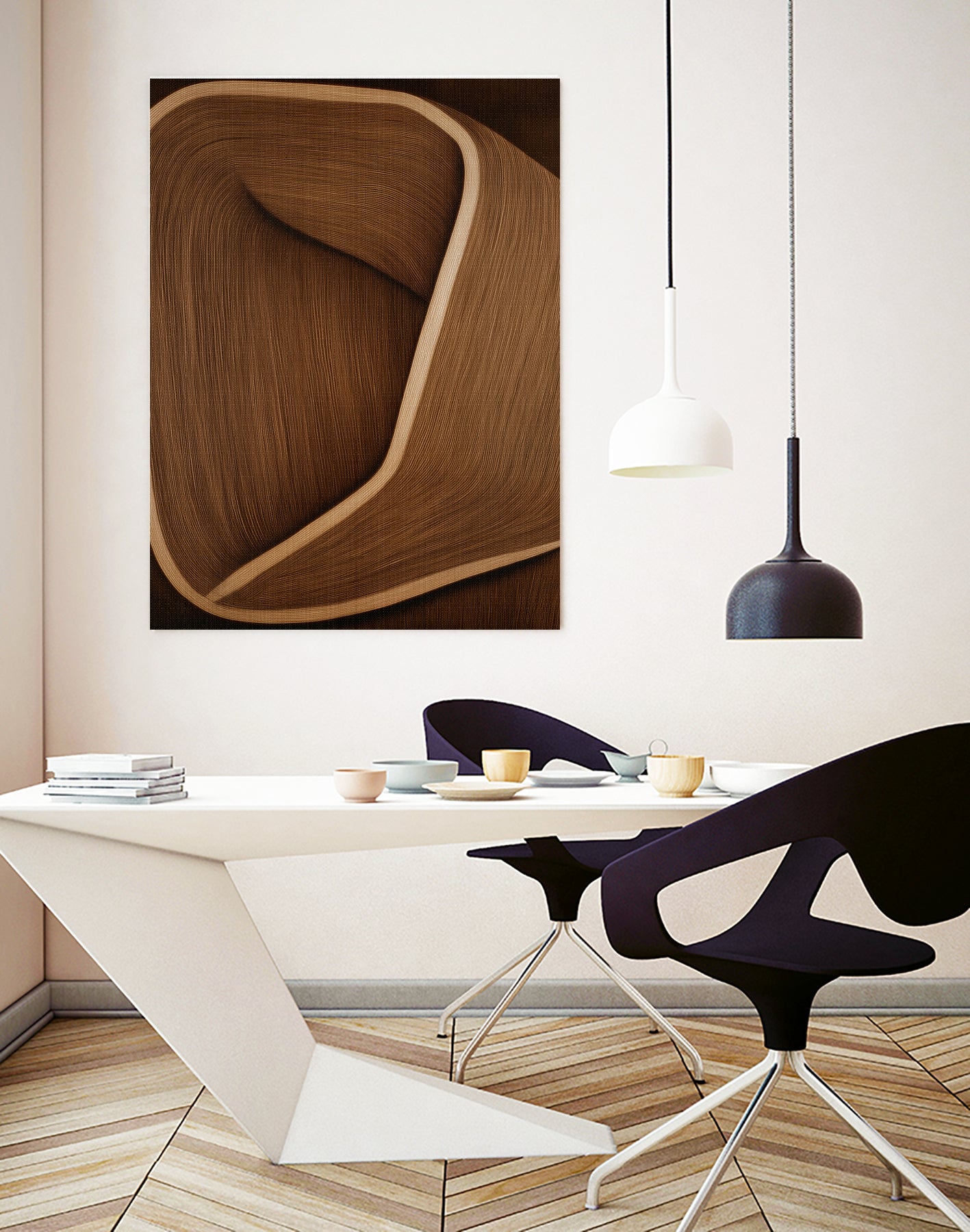 Caramel lines II by Alma on GIANT ART - 6223 photography