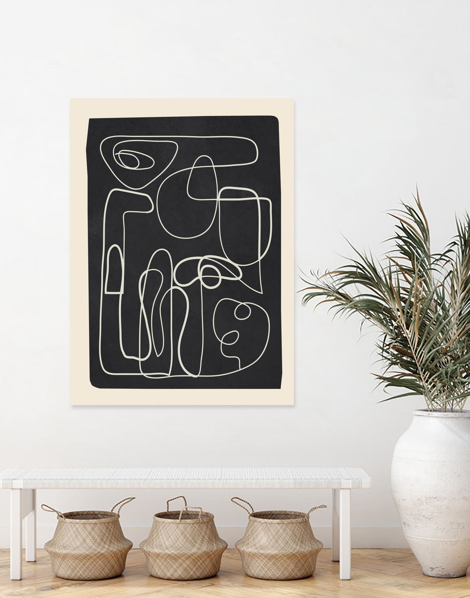 Flowing Lines Maze by City Art on GIANT ART - abstract abstract art print