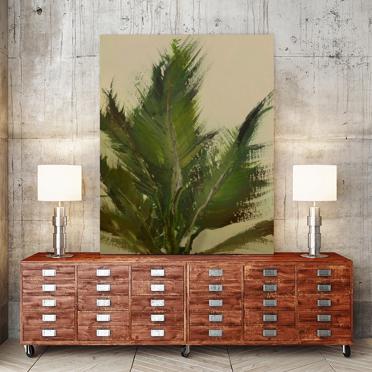 Palm by Dan Hobday on GIANT ART -  hiddentropics