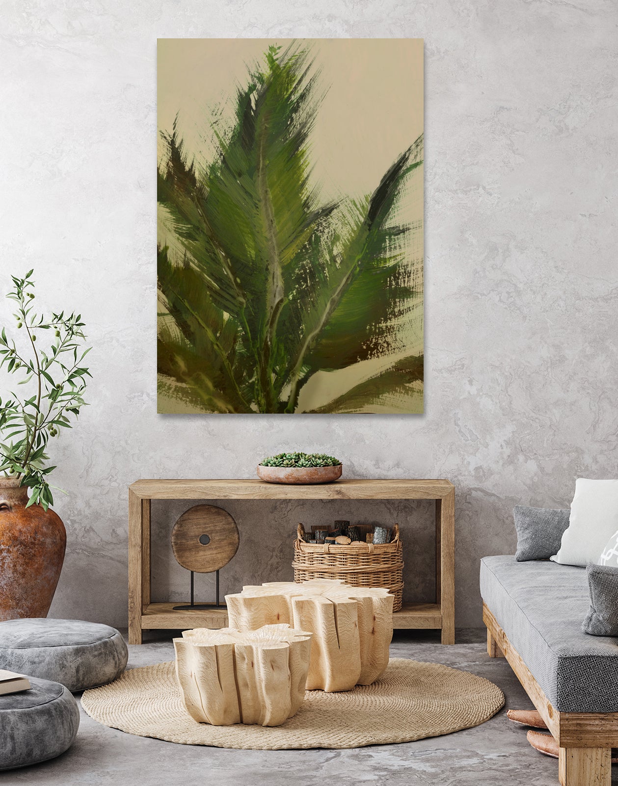 Palm by Dan Hobday on GIANT ART -  hiddentropics