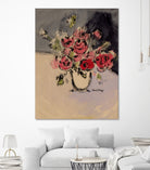 Bouquet With Beige Vase by Janel Bragg on GIANT ART - illustrations botanical illustrations