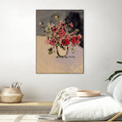 Bouquet With Beige Vase by Janel Bragg on GIANT ART - illustrations botanical illustrations