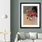 Bouquet With Beige Vase by Janel Bragg on GIANT ART - illustrations botanical illustrations