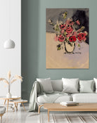 Bouquet With Beige Vase by Janel Bragg on GIANT ART - illustrations botanical illustrations