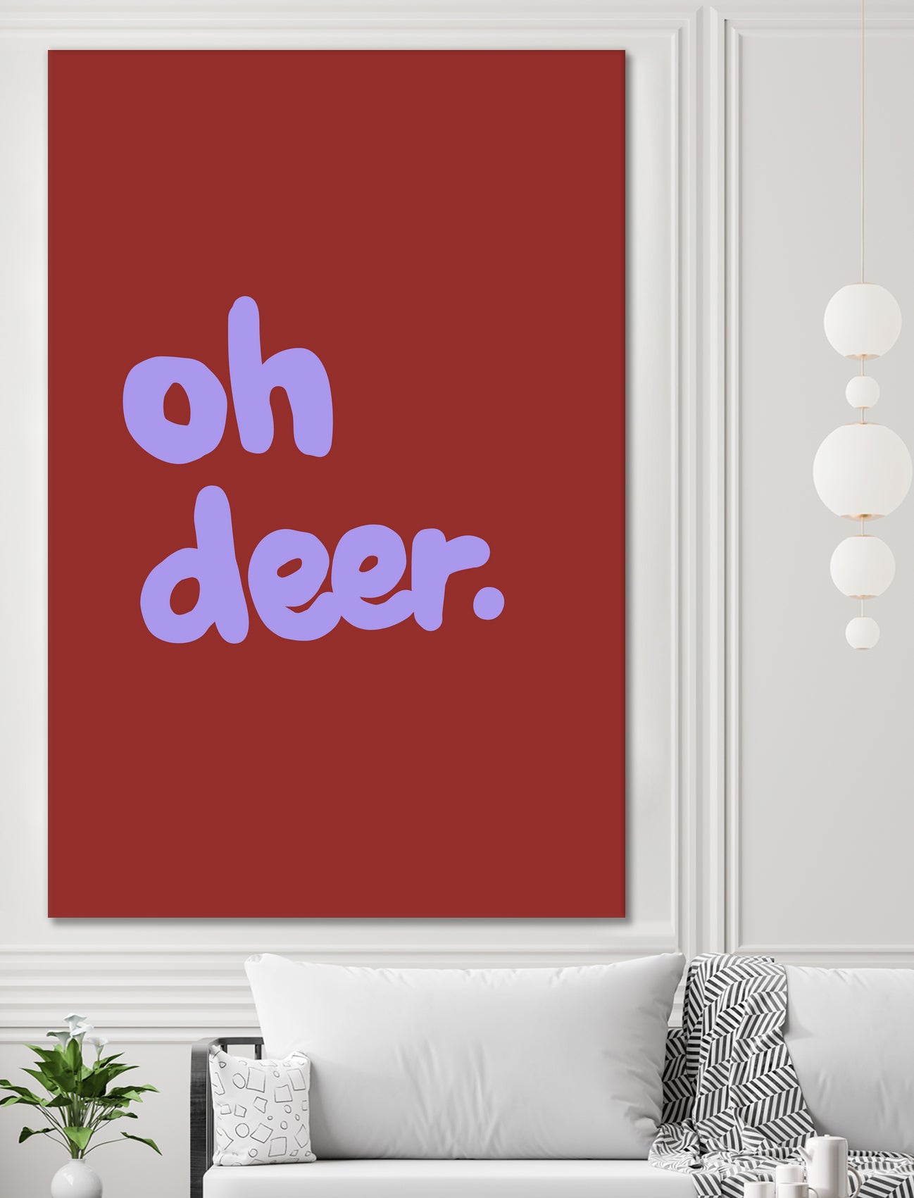 Oh Deer 1 by Studio Memb on GIANT ART - word art love