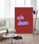 Oh Deer 1 by Studio Memb on GIANT ART - word art love