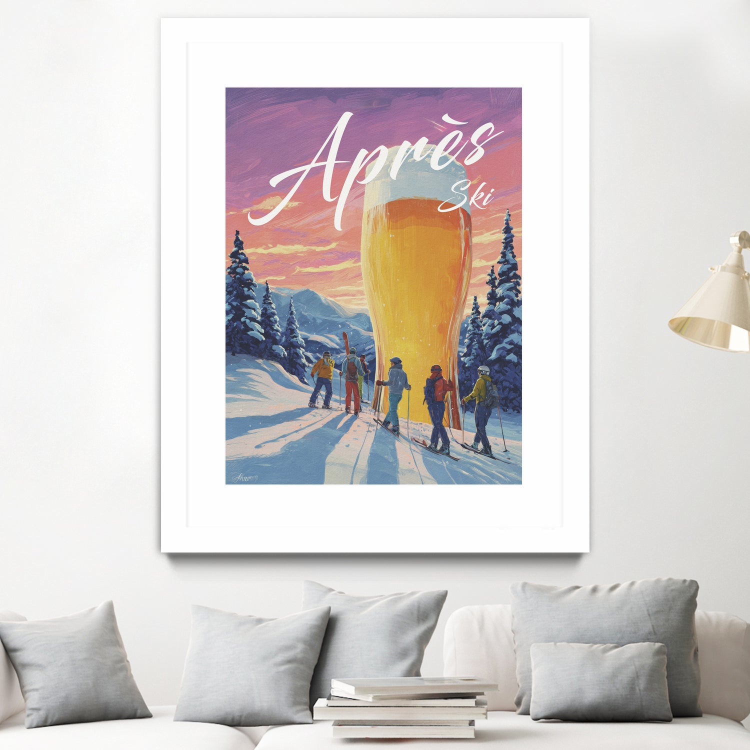 Apres Ski by Andreas Magnusson on GIANT ART - food and drinks ski