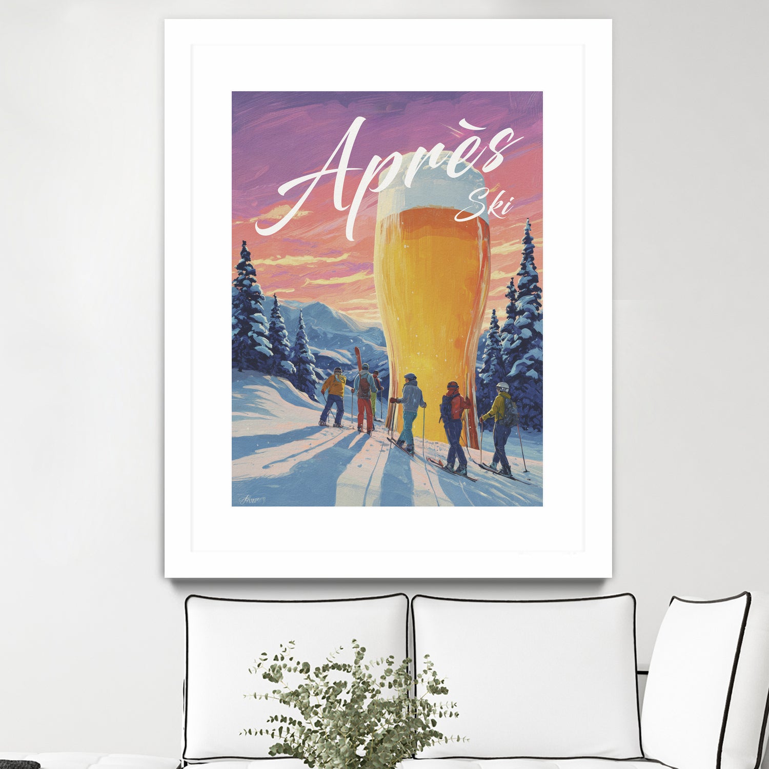 Apres Ski by Andreas Magnusson on GIANT ART - food and drinks ski