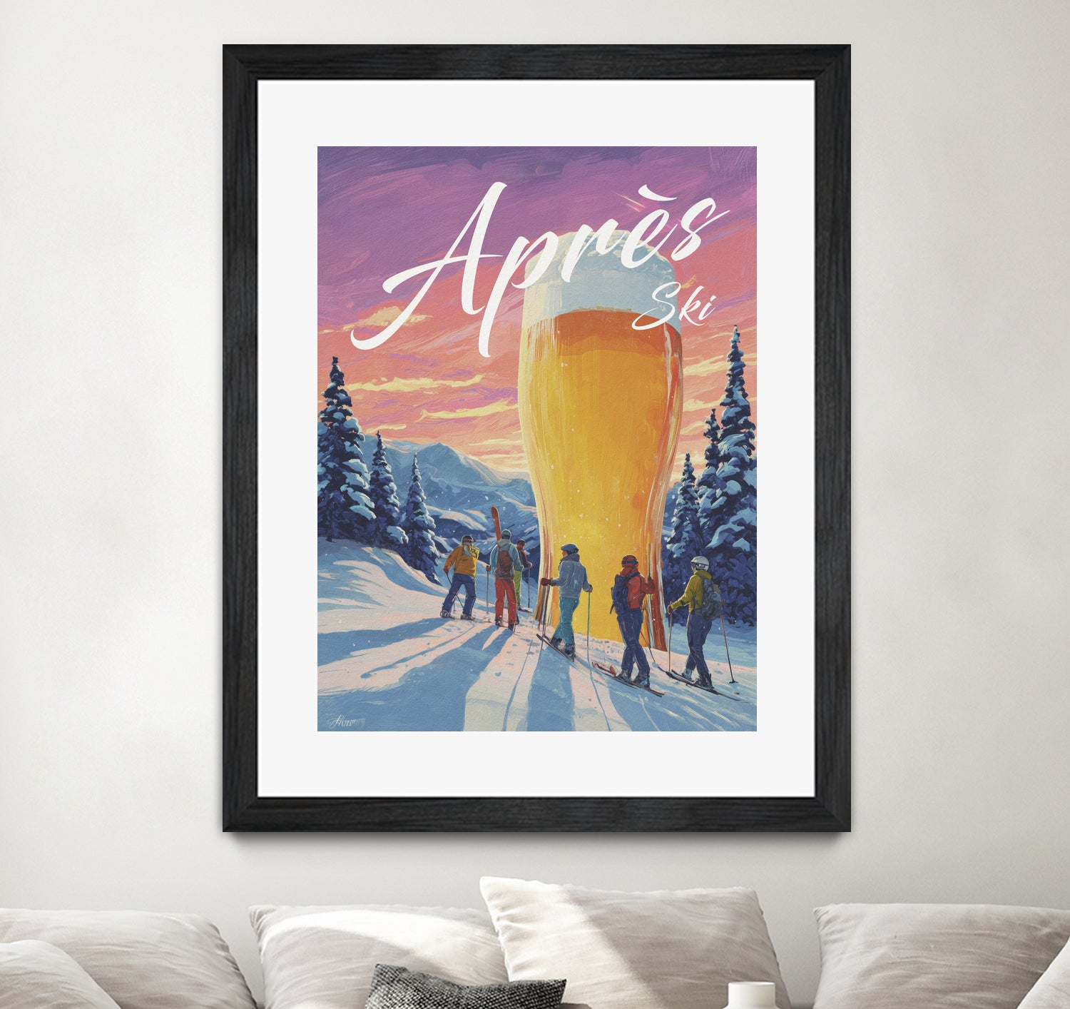 Apres Ski by Andreas Magnusson on GIANT ART - food and drinks ski