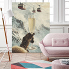 Bubbly Skiing by Andreas Magnusson on GIANT ART - figurative champagne