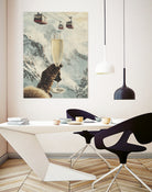 Bubbly Skiing by Andreas Magnusson on GIANT ART - figurative champagne