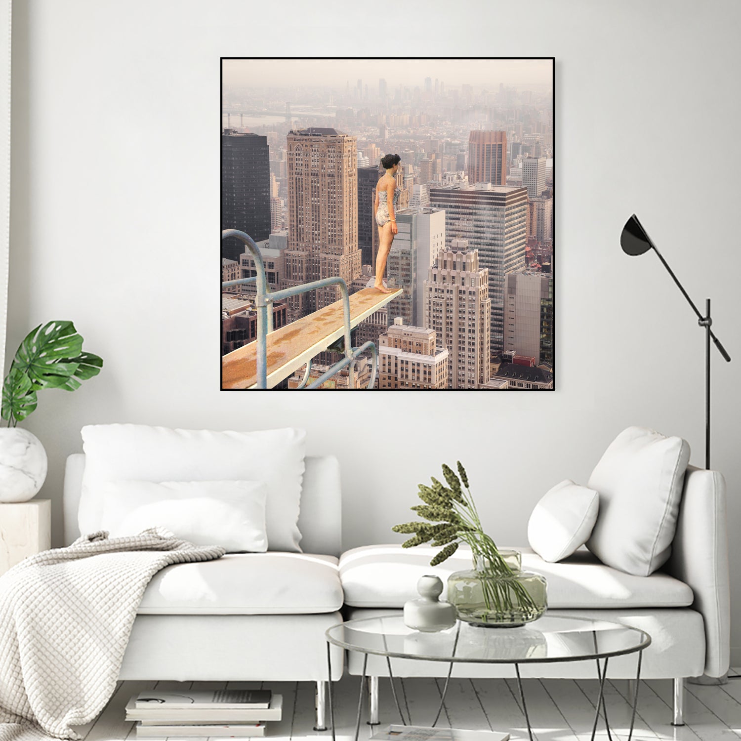 Risky Swimming by Marja van den on GIANT ART - illustration surreal