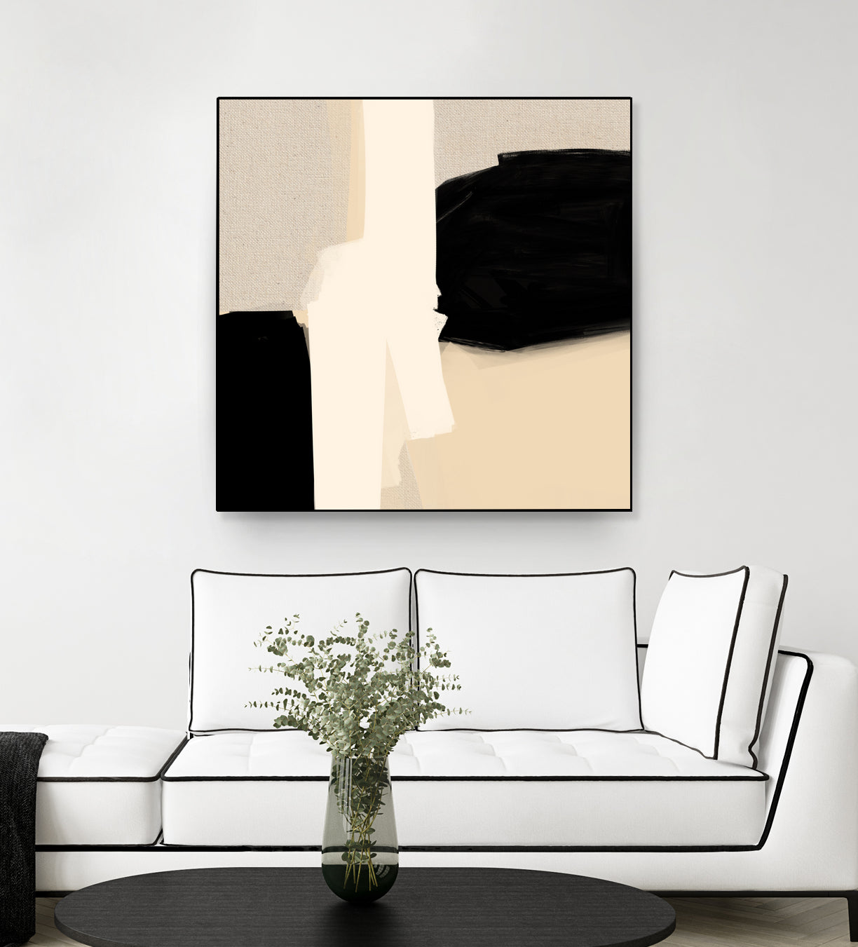 Opposites Attract 5 by Simona Gocan on GIANT ART - illustration neutral tones